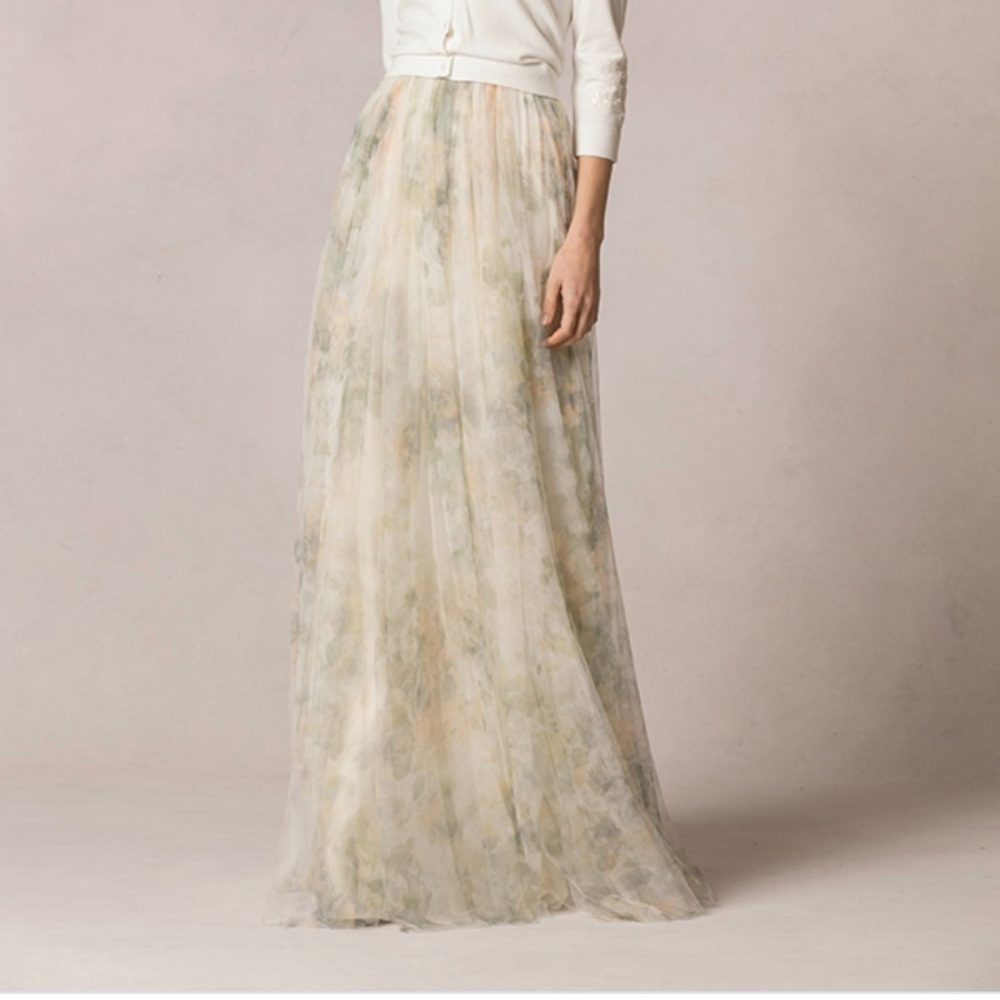Jenny Yoo Arabella in vintage floral skirt